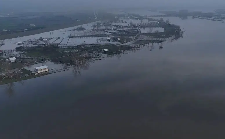 Edirne'de Meriç Nehri'nin Debisi Düşüşe Geçti: Taşkın Riski Yok
